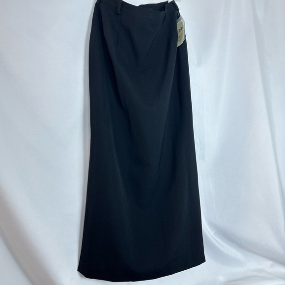 🅽🅴🆆 Vintage Austin Reed Lisa maxi black 100% wool skirt with back pocket, 8 - Picture 12 of 17